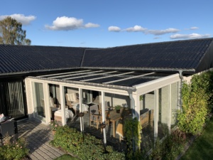 billigt Glastag orangeri