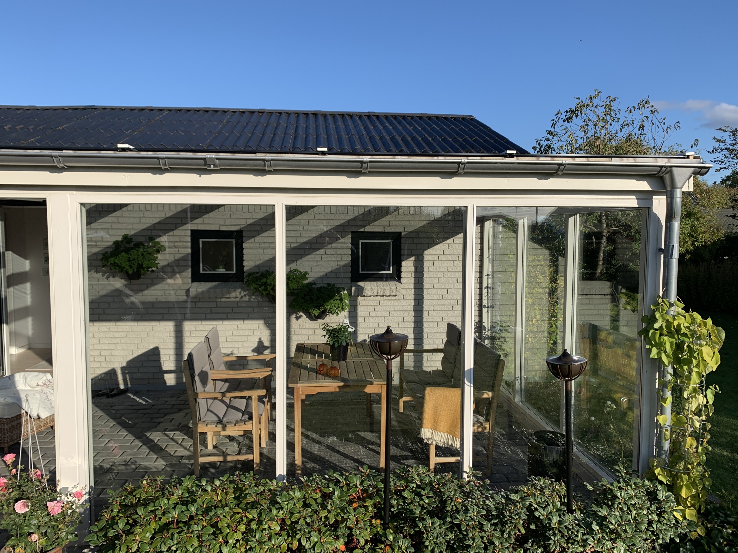 billigt Glastag orangeri