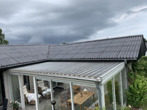 billigt Glastag orangeri