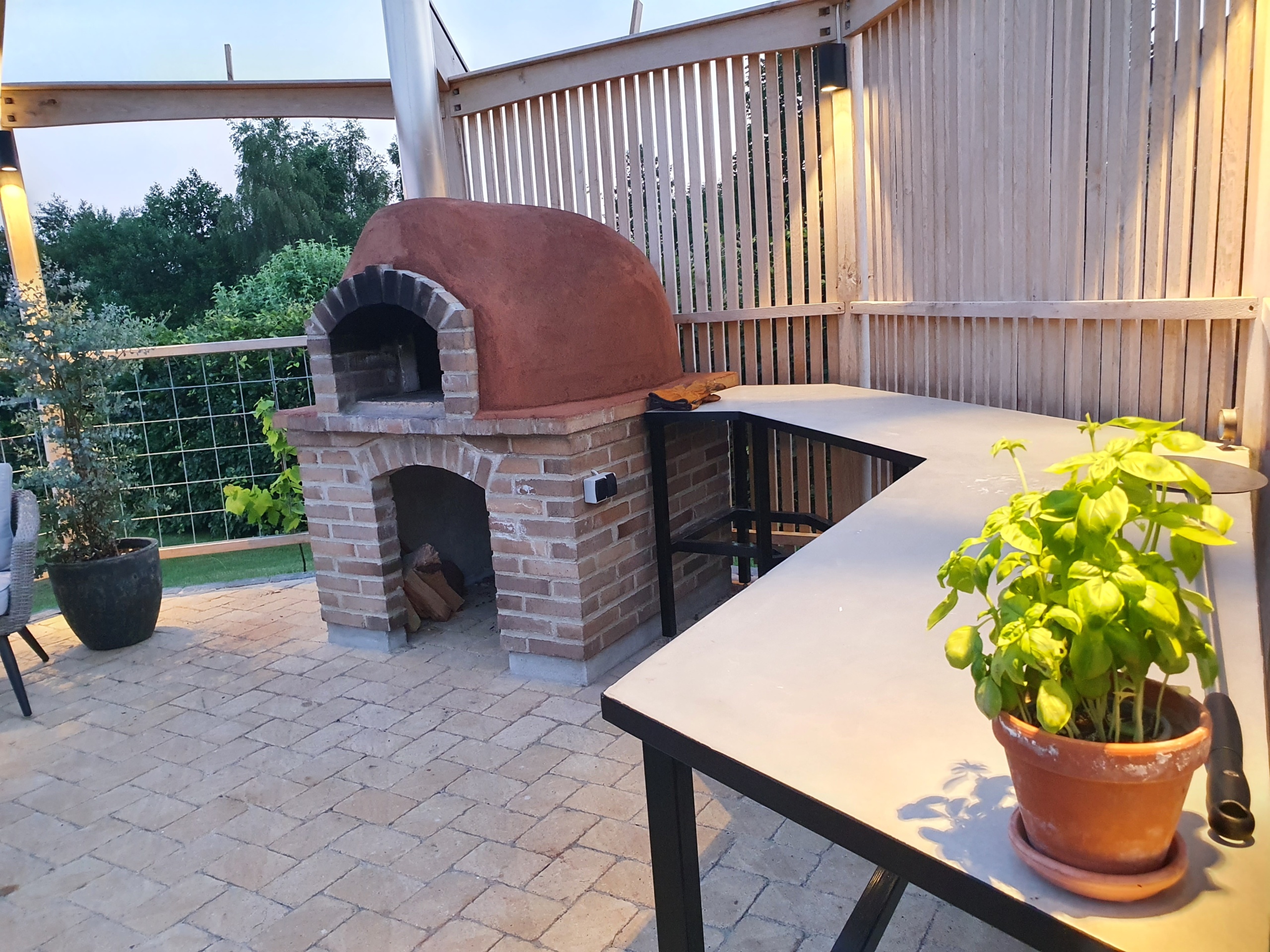 billigt Glastag pavilion orangeri