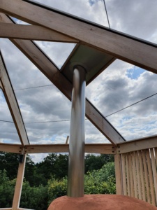 billigt Glastag pavilion orangeri