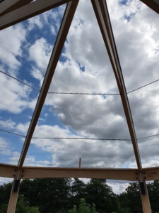 billigt Glastag pavilion orangeri