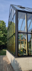 billigt Glastag pavilion orangeri