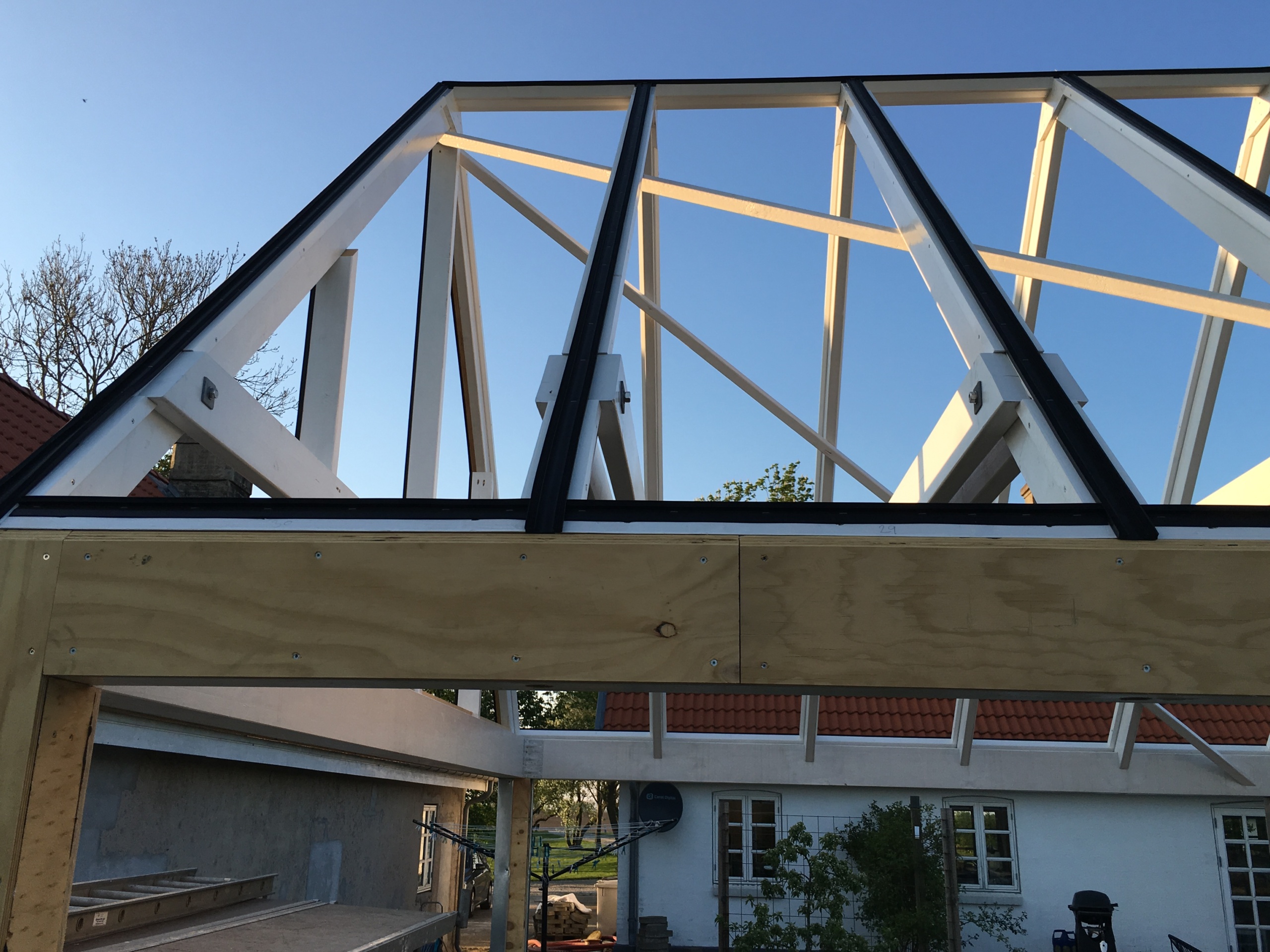 Orangeri billigt glastag