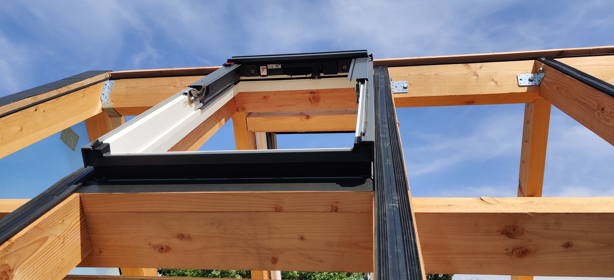 billigt Glastag pavilion orangeri