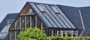 billigt Glastag pavilion orangeri