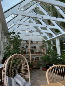 billigt Glastag orangeri