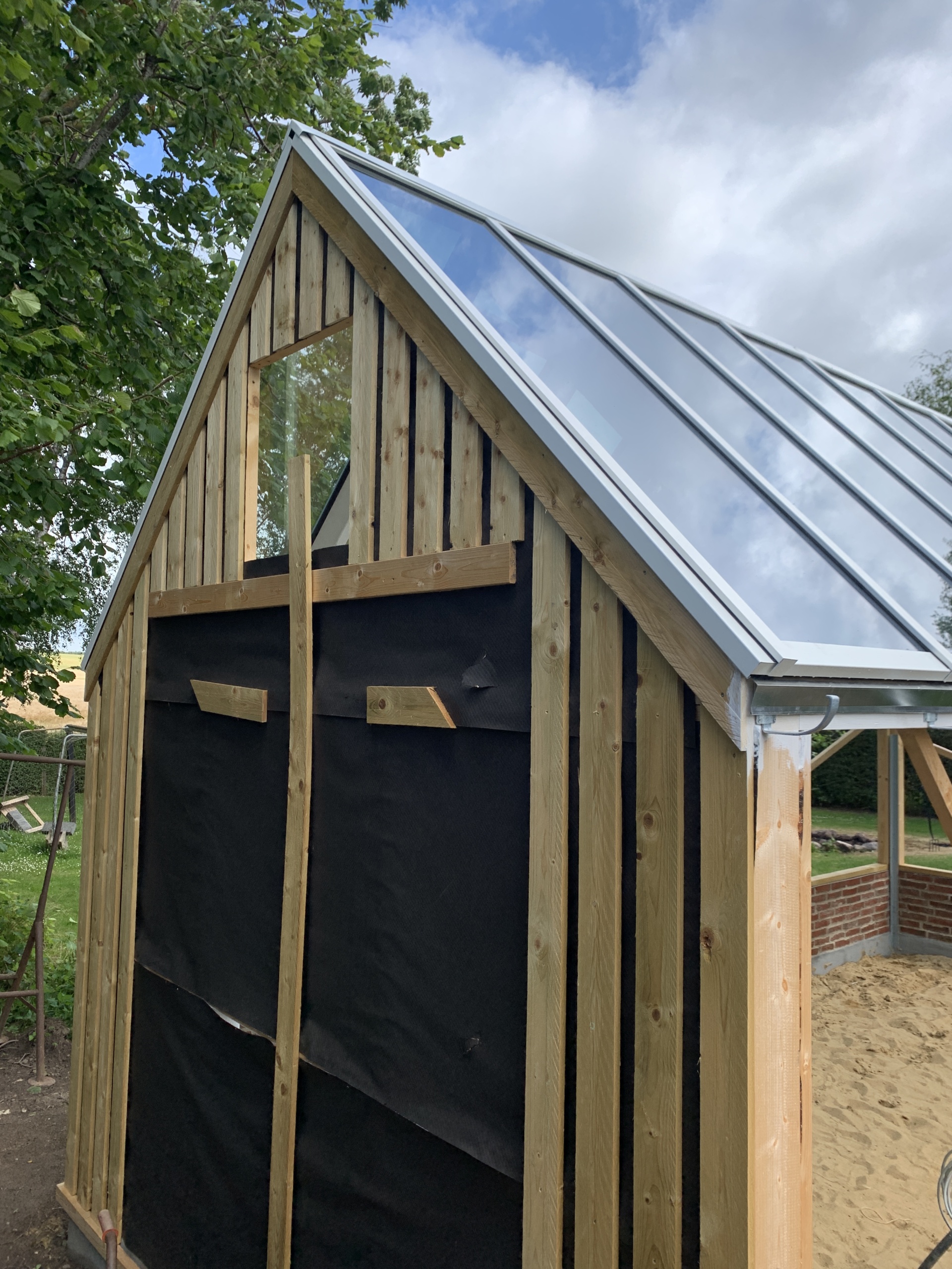 billigt Glastag orangeri