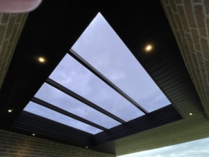 billigt Glastag pavilion orangeri