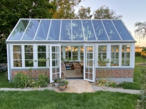 billigt Glastag orangeri