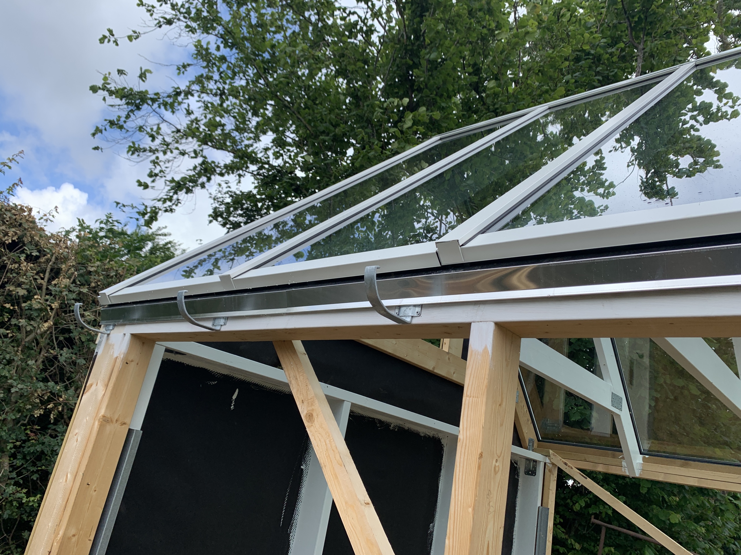 billigt Glastag orangeri