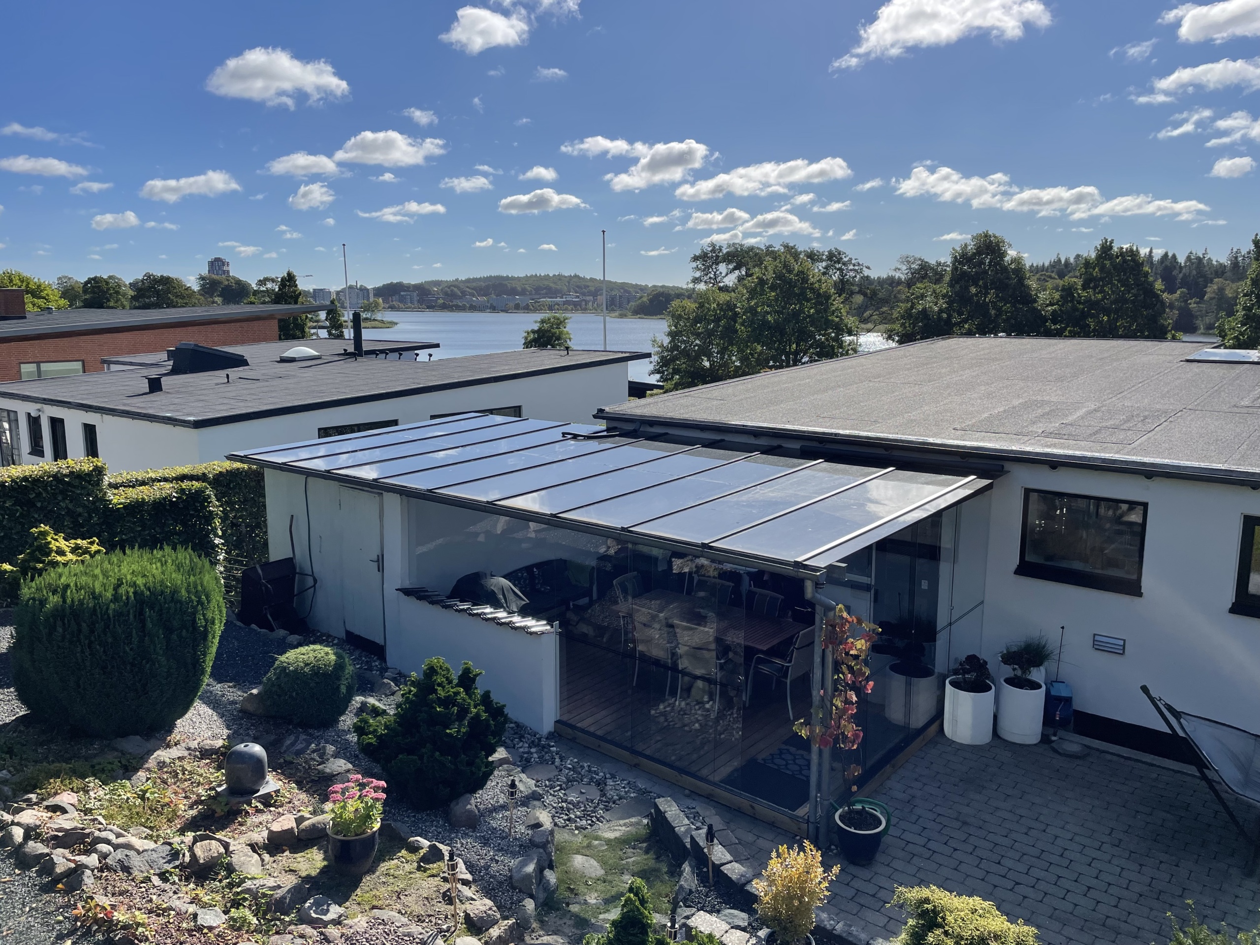 Glastag og terrasselukning