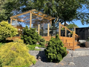 orangeri, drivhus, glastag, væksthus, PMG glastagsprofilsystem