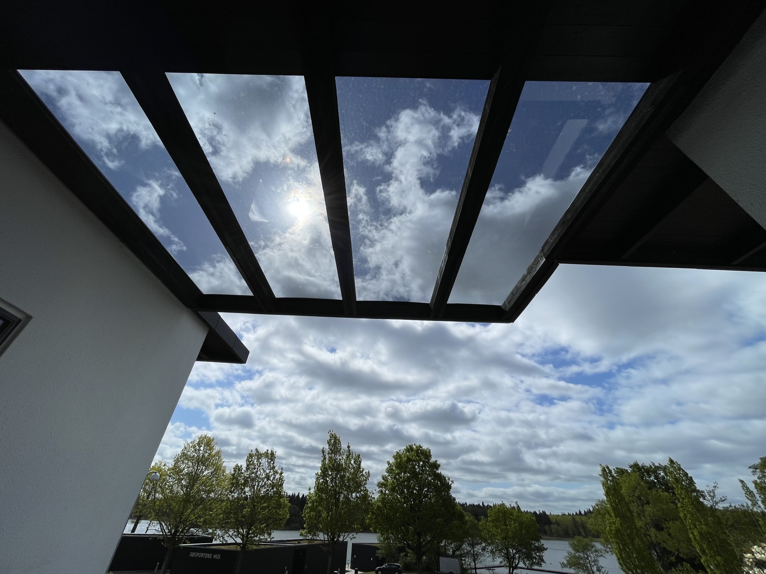 Glastag, overdækkede terrasser, orangerier