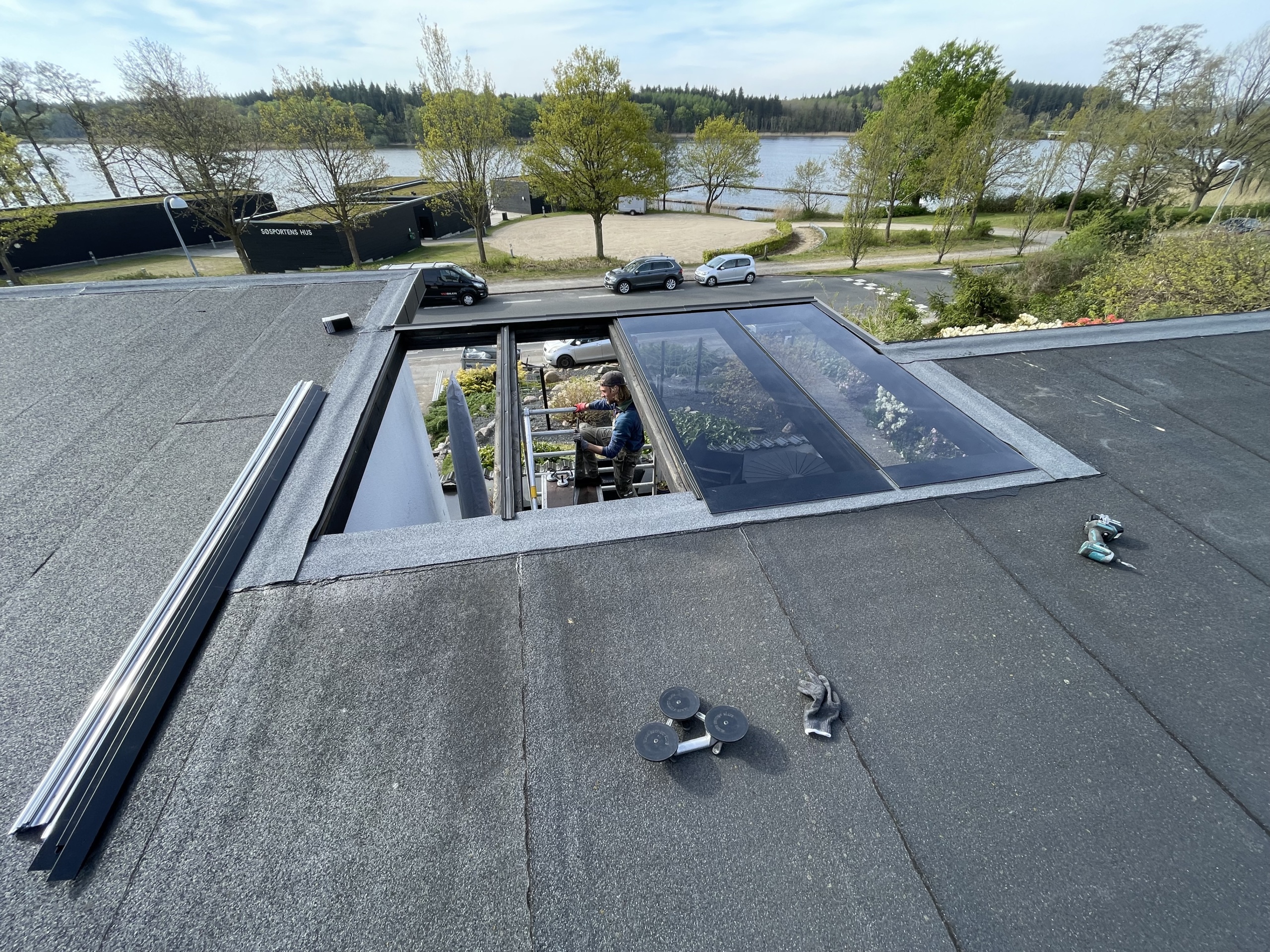 Glastag, overdækkede terrasser, orangerier