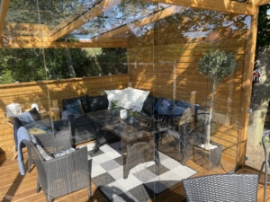 orangeri, drivhus, glastag, væksthus, PMG glastagsprofilsystem, glasskydedøre