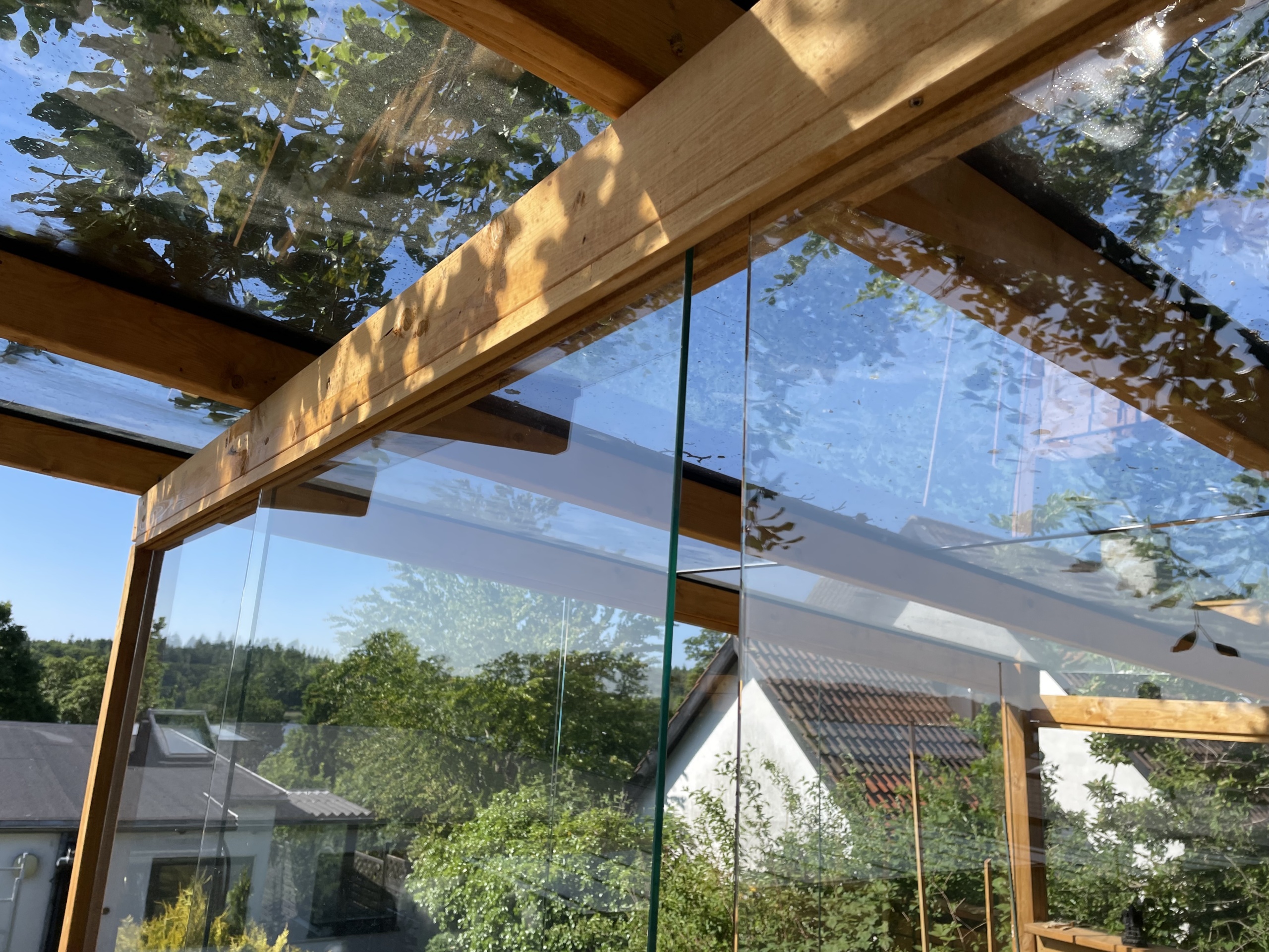 orangeri, drivhus, glastag, væksthus, PMG glastagsprofilsystem, glasdøre, glasskydedøre