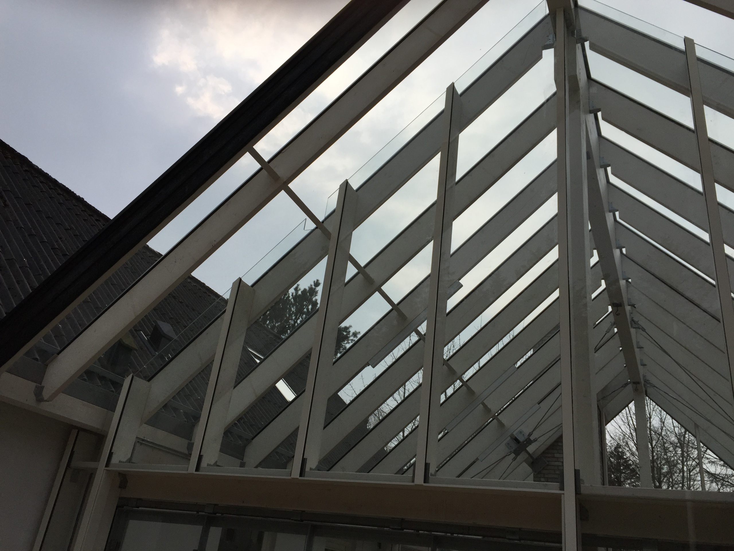 Glastag, overdækkede terrasser, orangerier